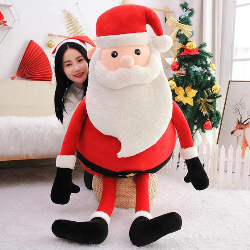 Best Kids Toys Xmas - 60/90cm Vacation Christmas Santa Claus Plush