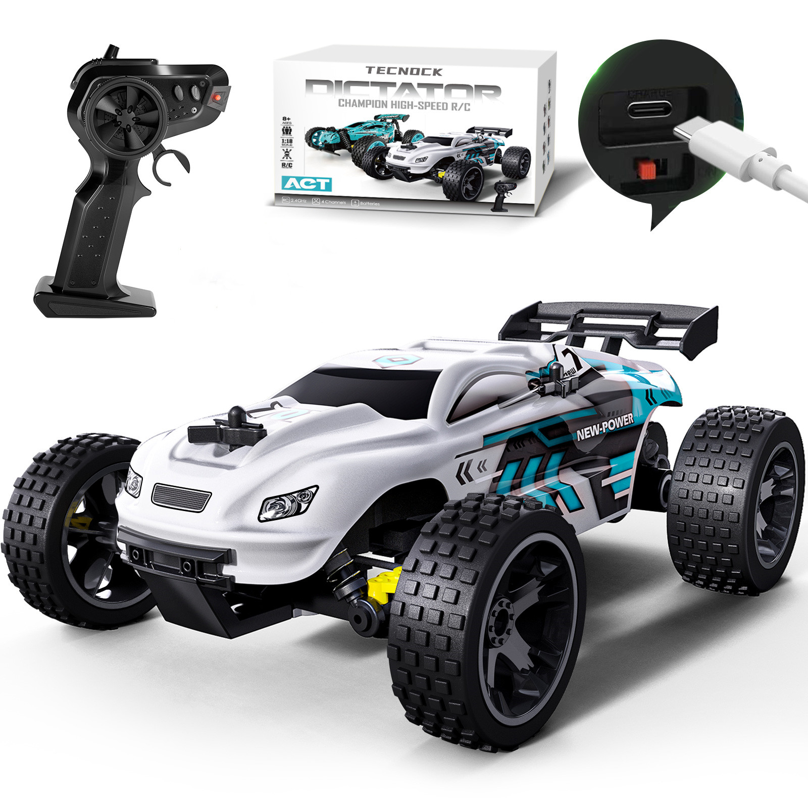 Kids Toys Under 50 - High-Speed RC Car for Adults&Kids,20 KM/H