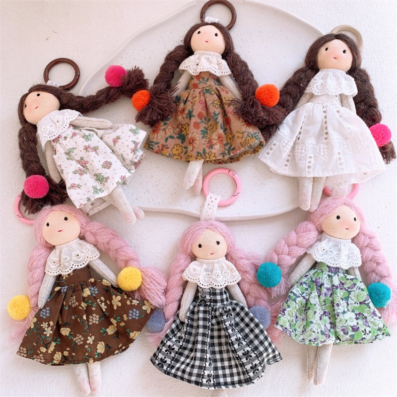 Kids Toys Supplier - Cute Braid Doll Bag Charm Sweet