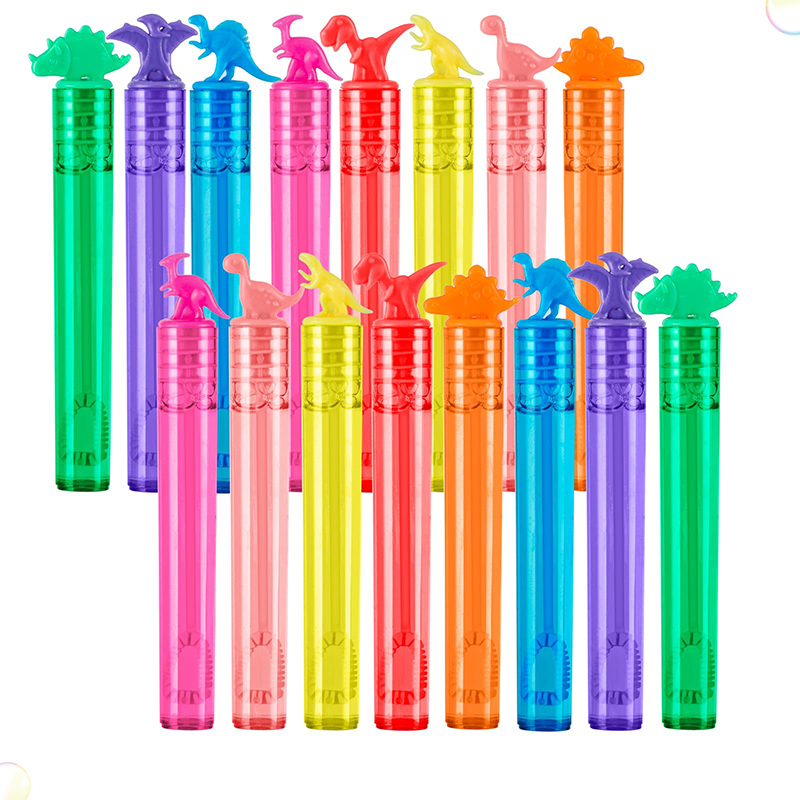 Kids Toys Youtube - 12/24PCS Dinosaur Theme Soap Bubble Tube