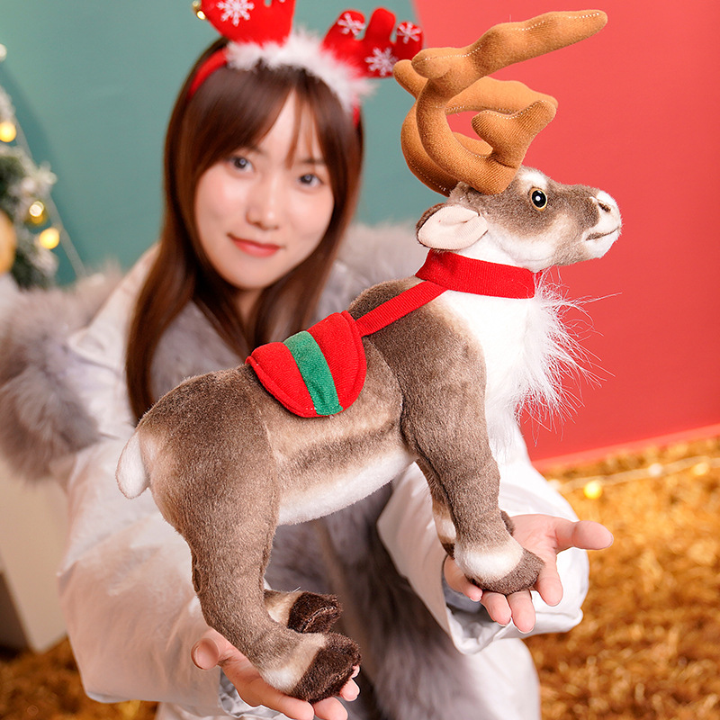 Simulation Reindeer Plush Toy  - Best Kids Toys Xmas ulasan dan harga