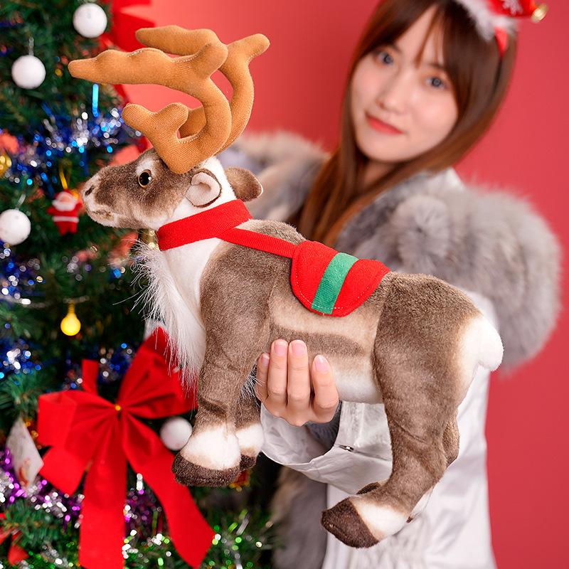 Simulation Reindeer Plush Toy  - Best Kids Toys Xmas ulasan dan harga