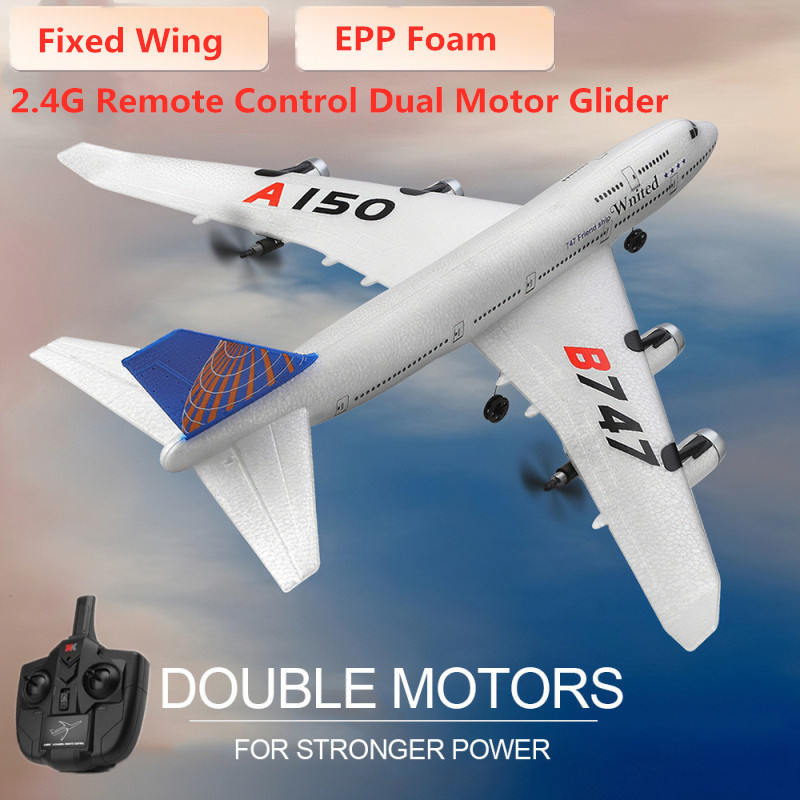 2.4G Large Fixed Wing EPP Foam - Kids Toys Under 200 ulasan dan harga