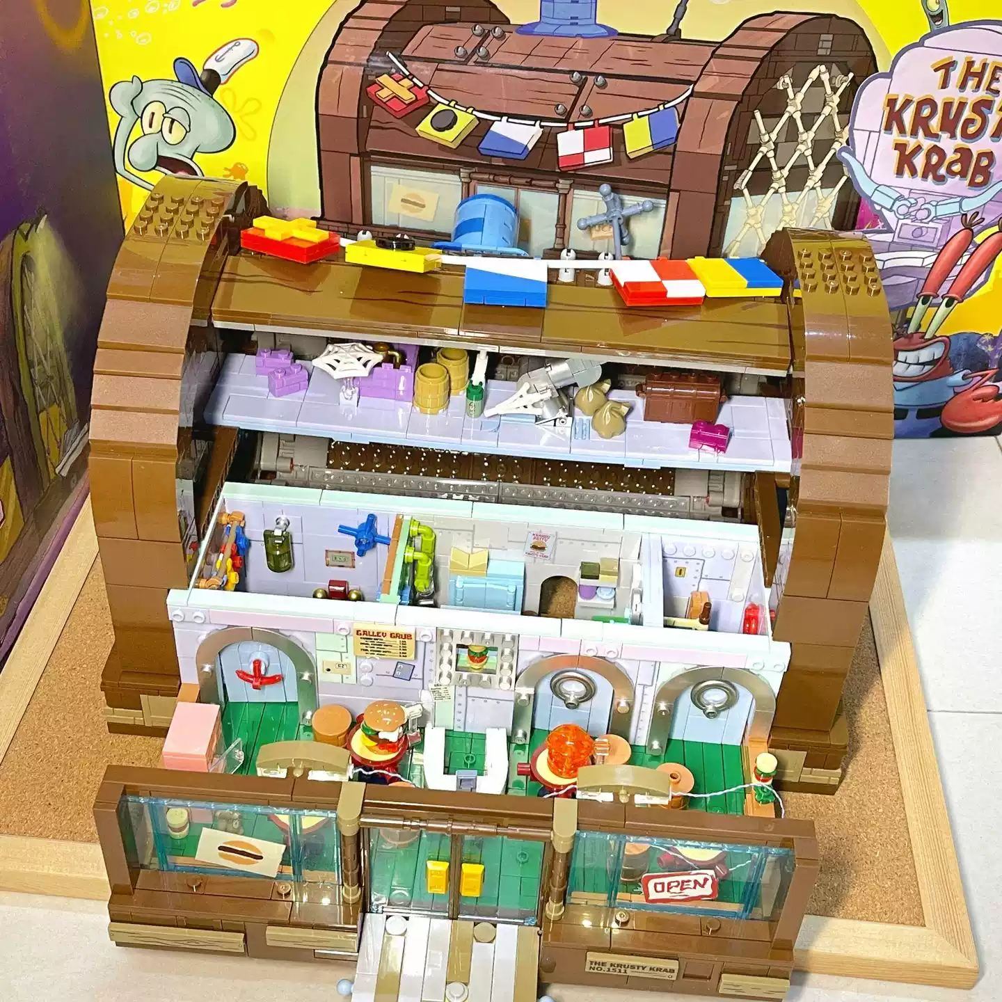 Spongebob Krusty Krab Area-X B - Kids Xbox Toys ulasan dan harga