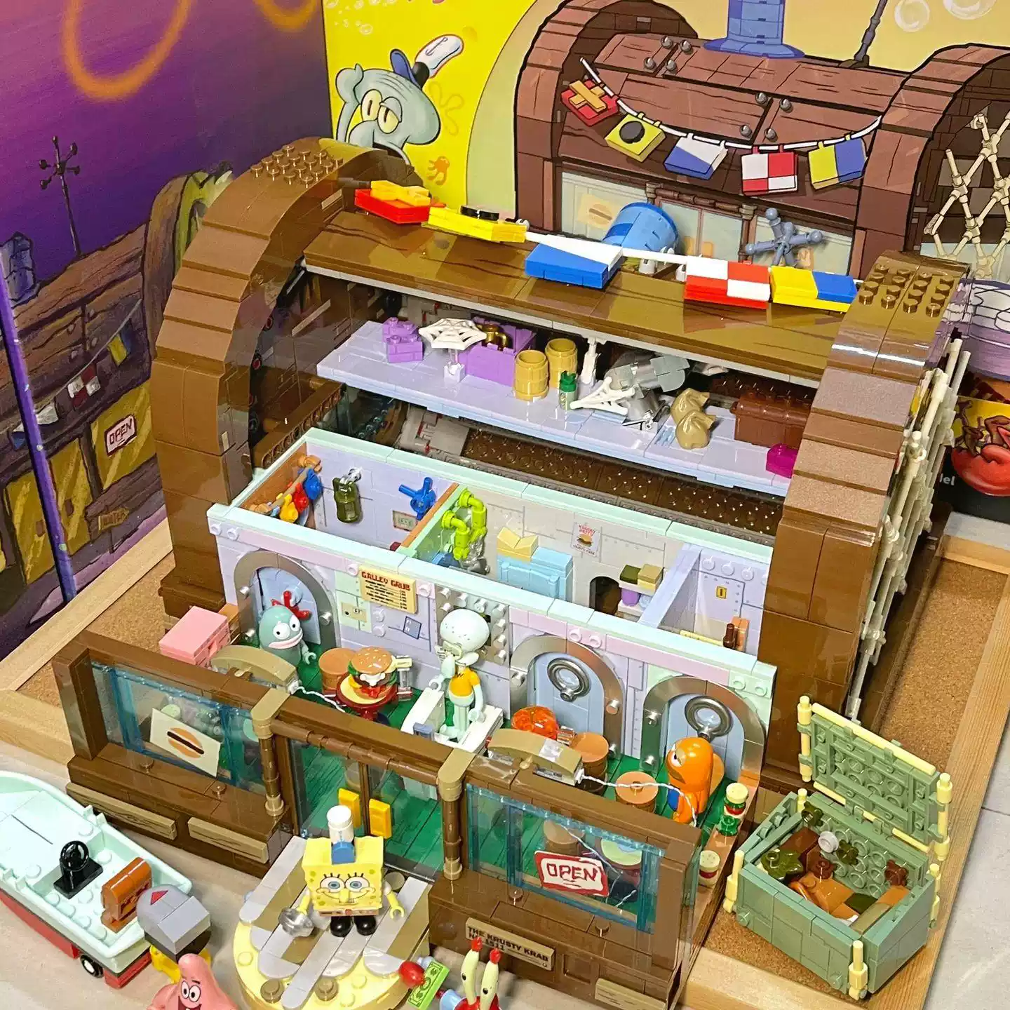 Spongebob Krusty Krab Area-X B - Kids Xbox Toys ulasan dan harga