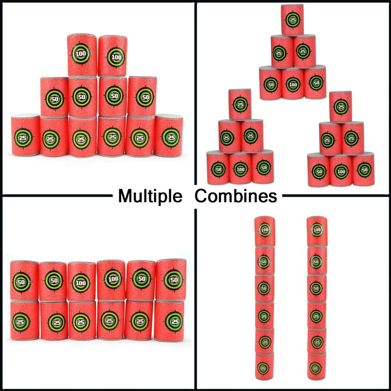 A1  6-30pcs Soft Bullet Target - Foam Dart Gun ulasan dan harga