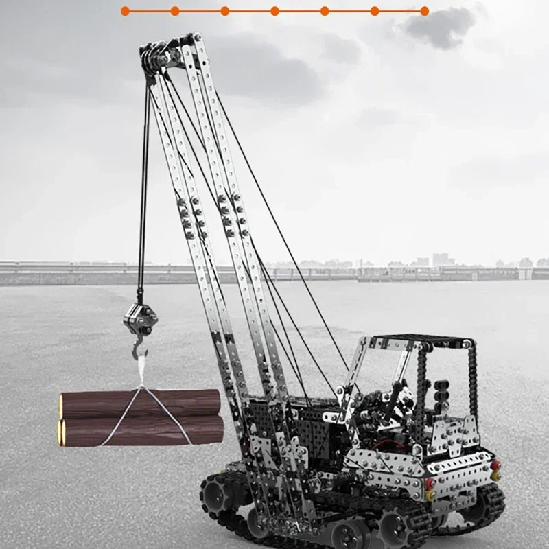 DIY Metal RC Crane Electric Ho - Kids Toys Supplier ulasan dan harga