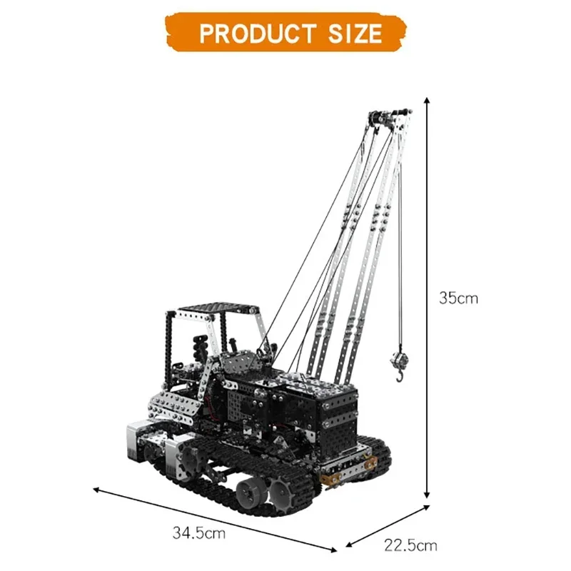 DIY Metal RC Crane Electric Ho - Kids Toys Supplier ulasan dan harga