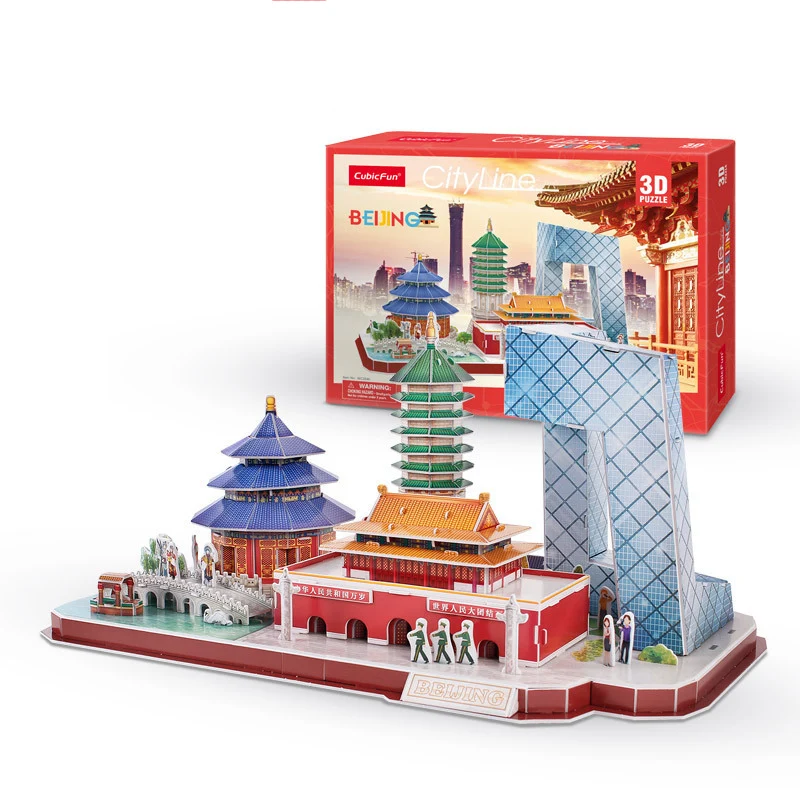 3D Puzzle Game DIY Toy Paper M - Kids Toys Paris ulasan dan harga