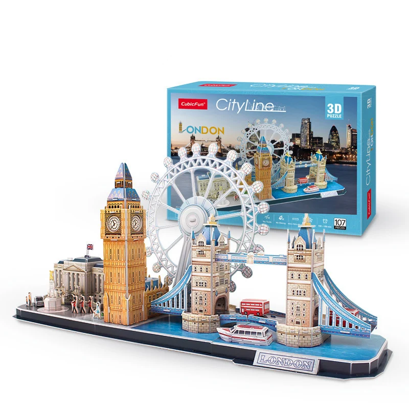 3D Puzzle Game DIY Toy Paper M - Kids Toys Paris ulasan dan harga