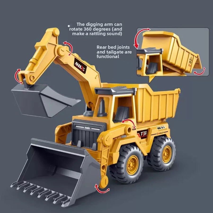 1pcs Excavator Truck Model Toy - Kids Toys Supplier ulasan dan harga
