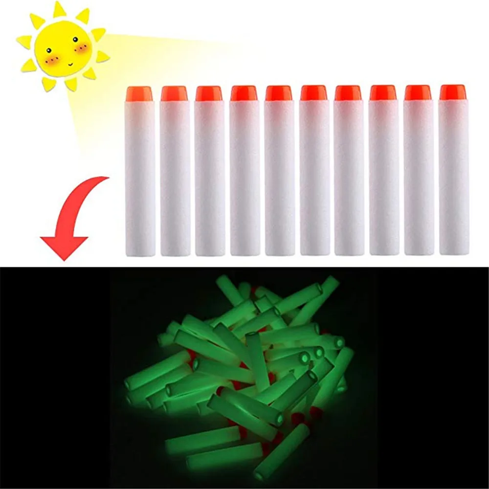 2J-AWhite Glow In The Dark Sof - Foam Dart Gun ulasan dan harga