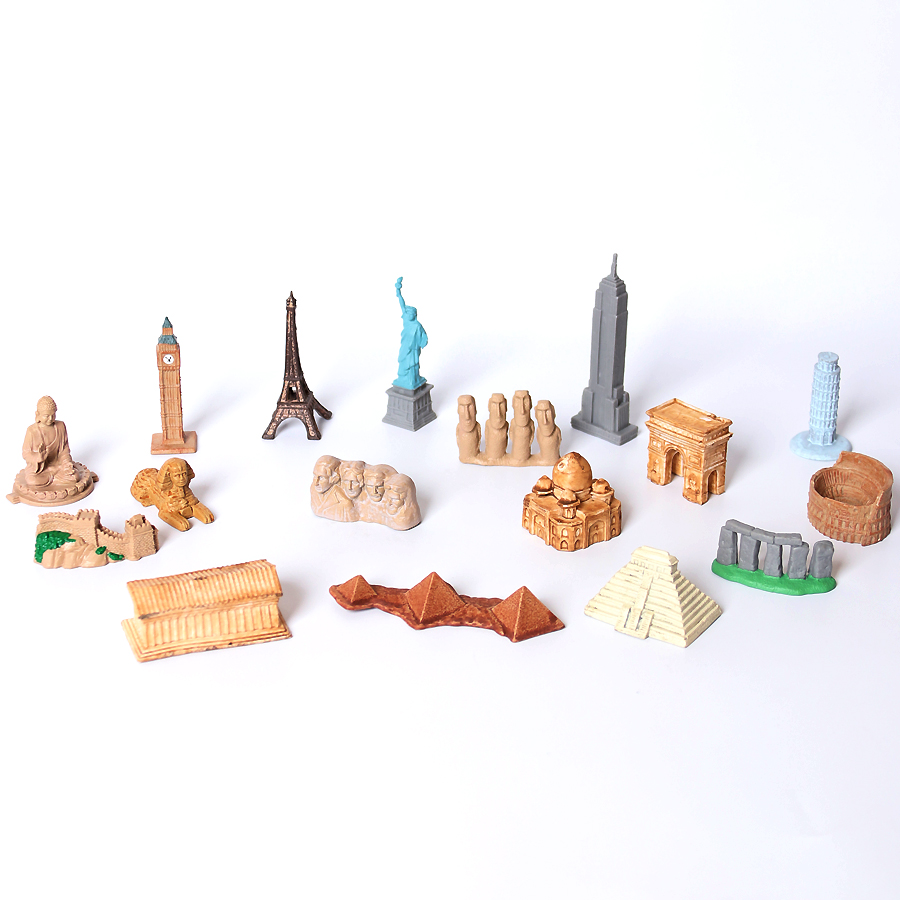 Mini Figurine Landmark Buildin - Kids Toys Under 200 ulasan dan harga