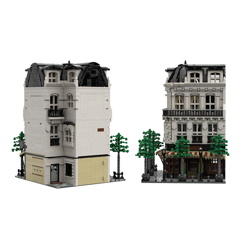 4204pcs MOC Paris Boulangerie  - Kids Toys Paris ulasan dan harga