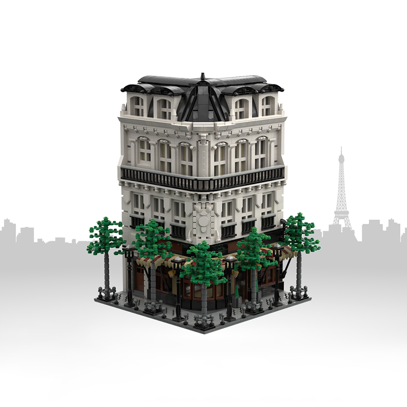4204pcs MOC Paris Boulangerie  - Kids Toys Paris ulasan dan harga