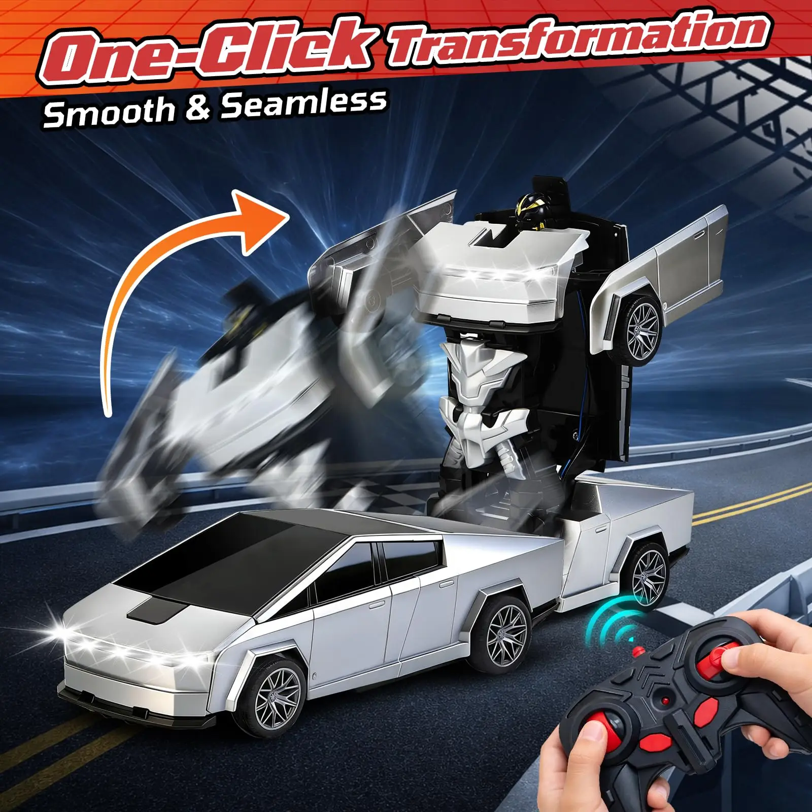 2.4GHz RC Transforming Robot C - Kids Xbox Toys ulasan dan harga