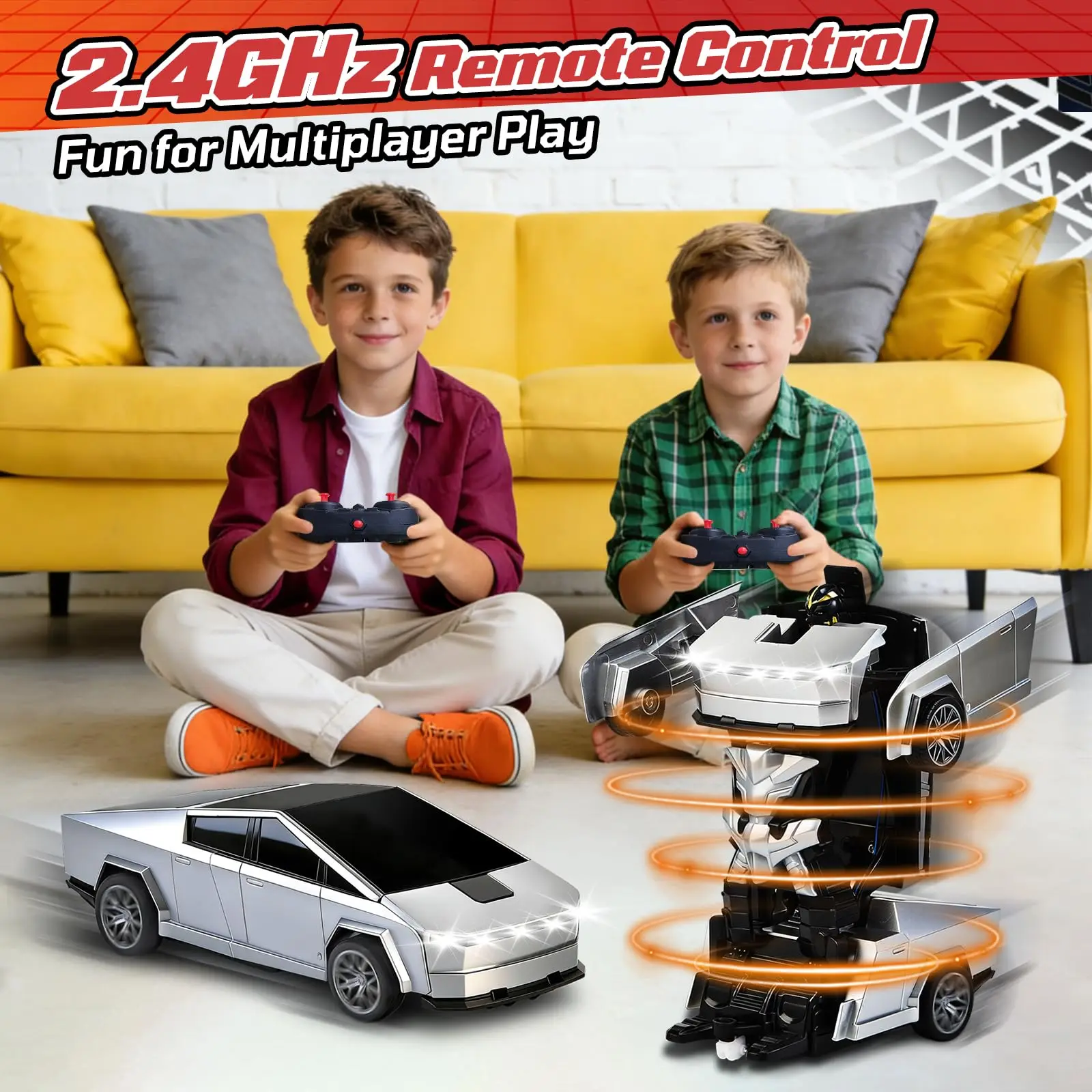 2.4GHz RC Transforming Robot C - Kids Xbox Toys ulasan dan harga