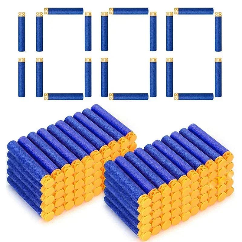 HOT1000-50pcs Blue Hollow Dart - Foam Dart Gun ulasan dan harga
