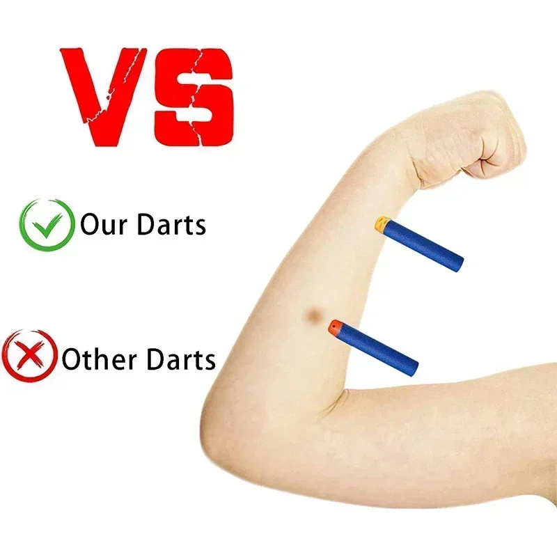 HOT1000-50pcs Blue Hollow Dart - Foam Dart Gun ulasan dan harga
