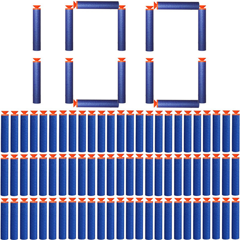 100PCS Blue Sucker Head Bullet - Foam Dart Gun ulasan dan harga