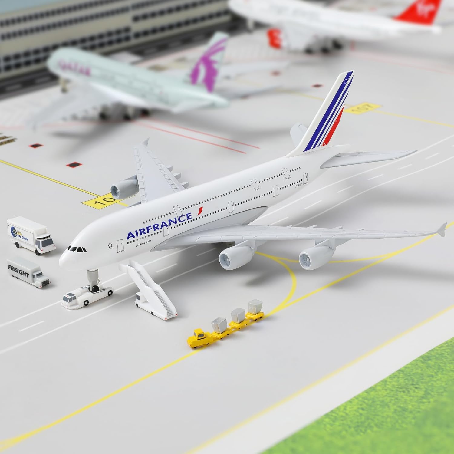 20CM Air France A380 Plane Mod - Kids Toys Supplier ulasan dan harga