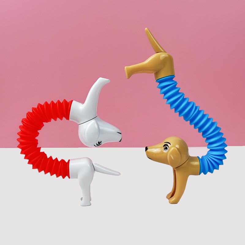 Novelty Spring Dog Pop Tubes S - Kids Toys Youtube ulasan dan harga