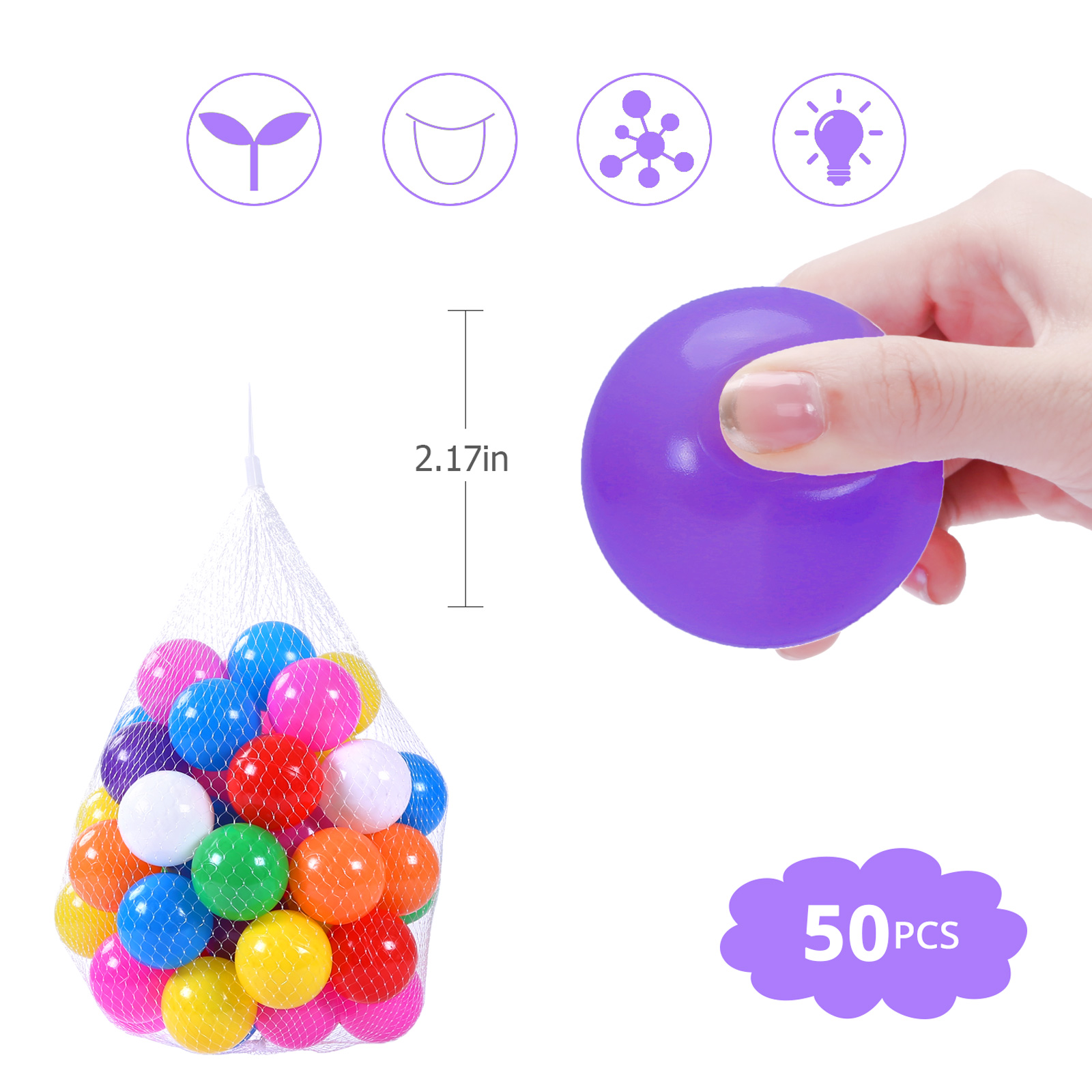 COLOBOBO Plastic Ball Pit Ball - Kids Toys Under 50 ulasan dan harga