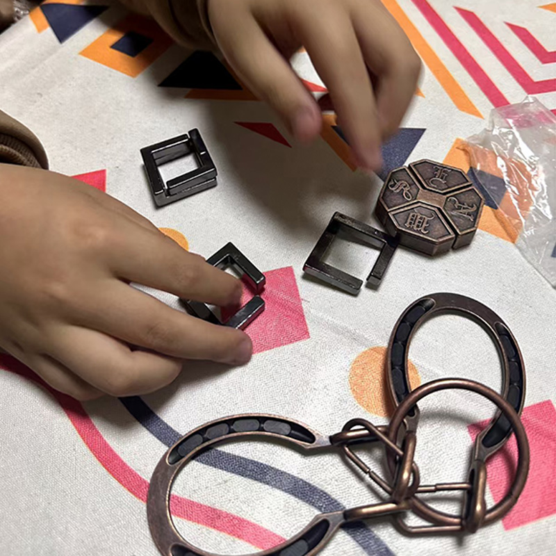 3PCS Set Disentanglement Metal - Kids Toys Very ulasan dan harga