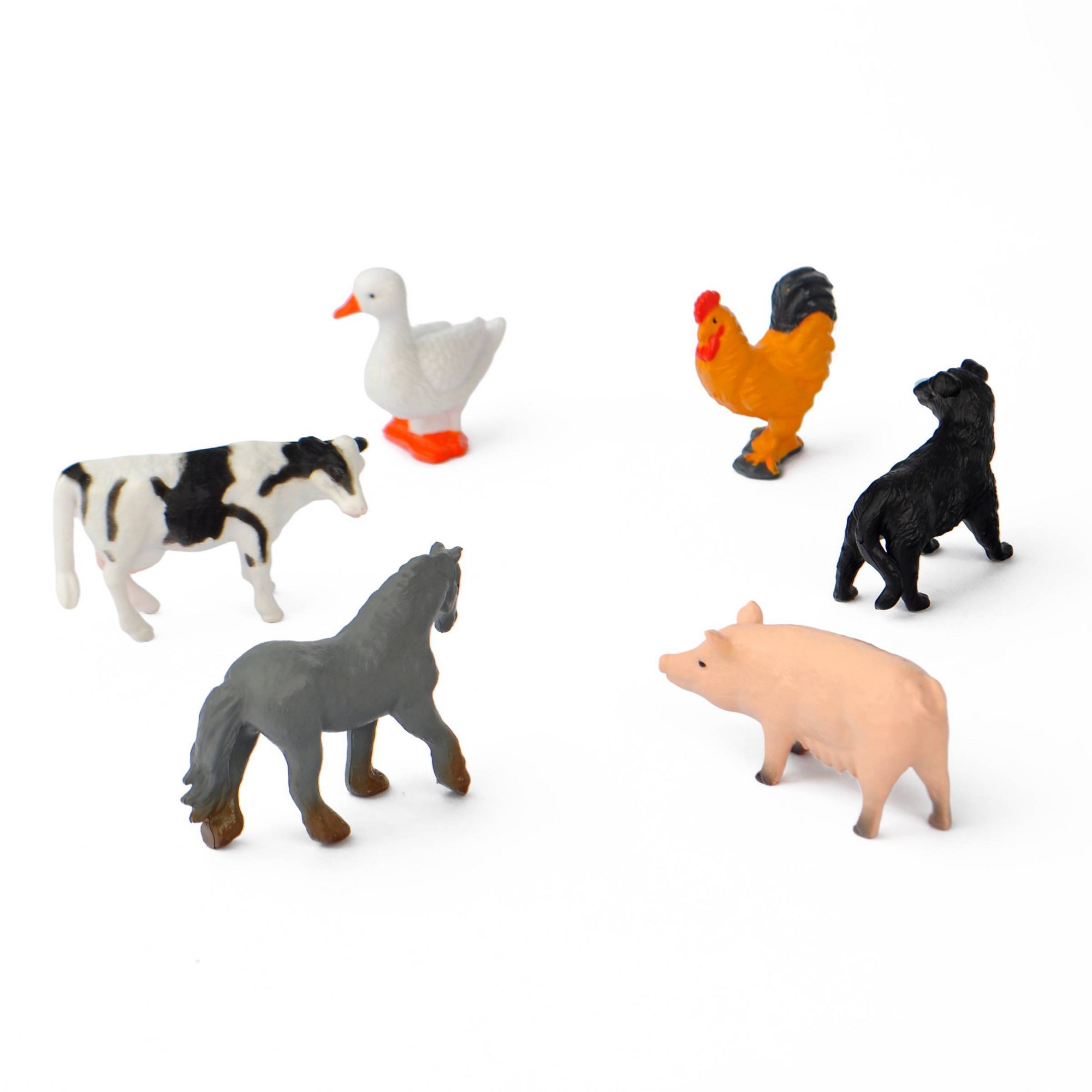 6ct Mini Animal Figurines In S - Kids Toys Youtube ulasan dan harga
