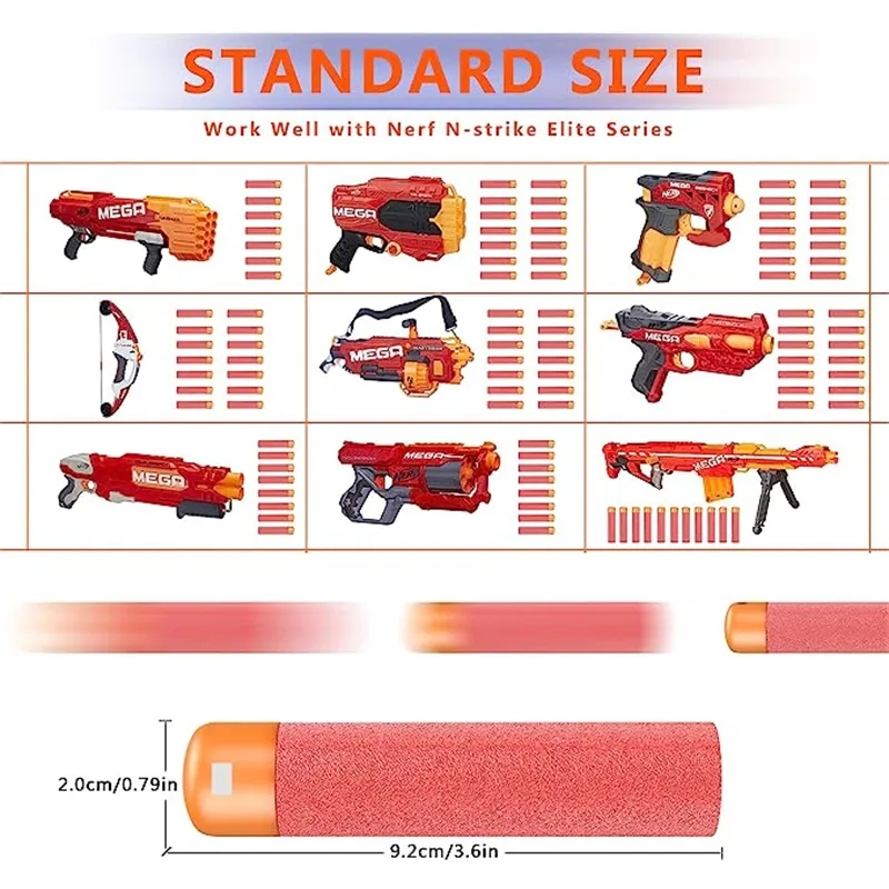 Mega Darts 30 PCS Refill Pack  - Foam Dart Gun ulasan dan harga