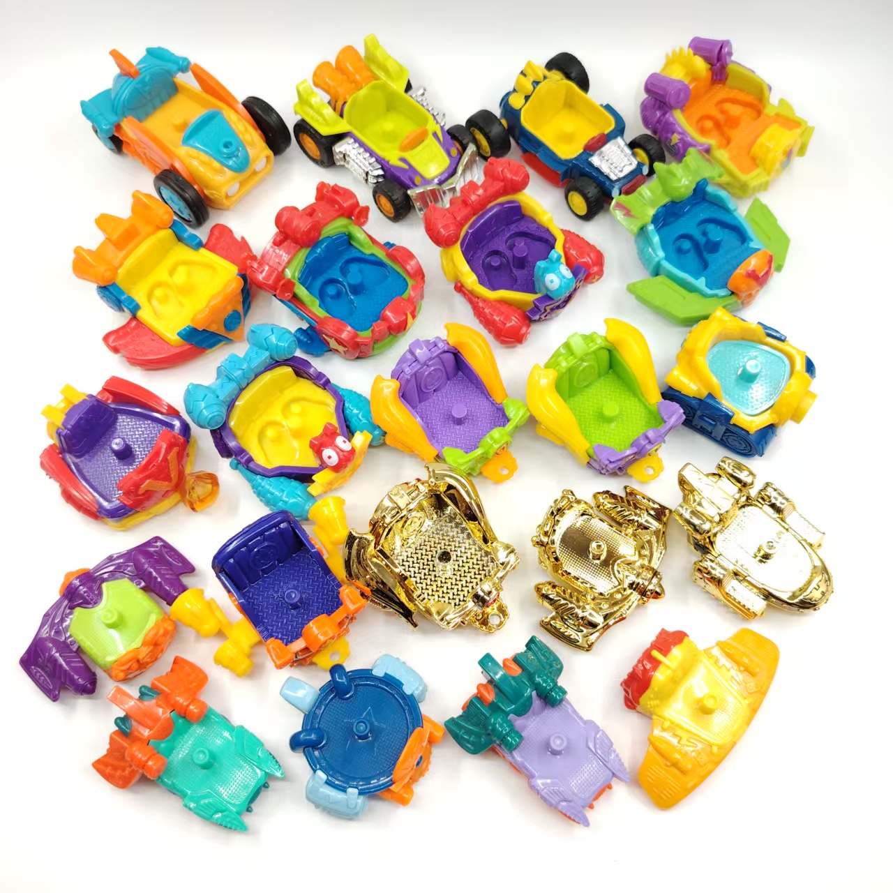 1pcs Gold Superthings Car Orig - Best Kids Toys Xmas ulasan dan harga