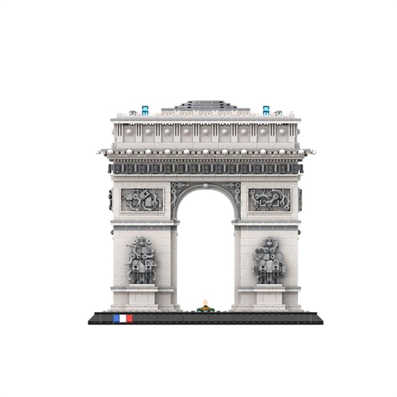4445PCS Arc de Triomphe Model  - Kids Toys Paris ulasan dan harga