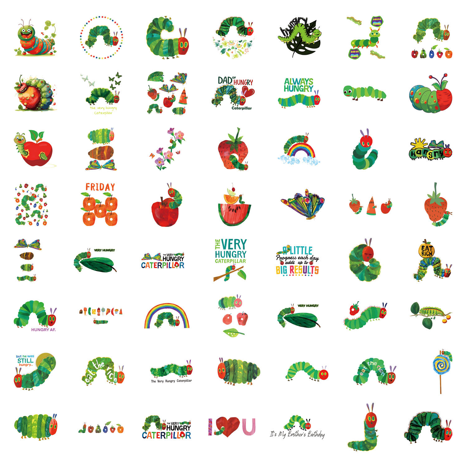 55/110PCS The Very Hungry Cate - Kids Toys Very ulasan dan harga