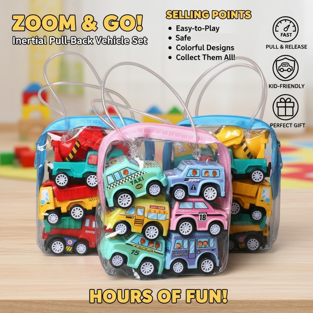 6pcs Car Model Toy Pull Back C - Kids Toys Supplier ulasan dan harga