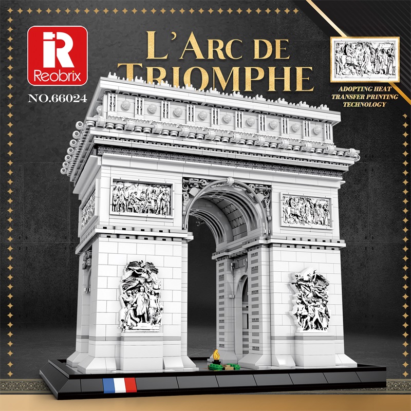 3381pcs Arc de Triomphe NO.660 - Kids Toys Paris ulasan dan harga