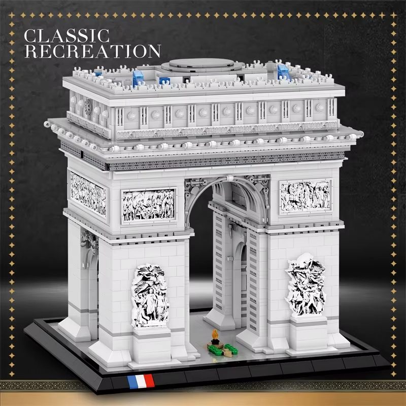 3381pcs Arc de Triomphe NO.660 - Kids Toys Paris ulasan dan harga