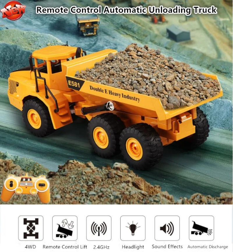 Remote Control Dump Truck RC 1 - Kids Toys Under 50 ulasan dan harga