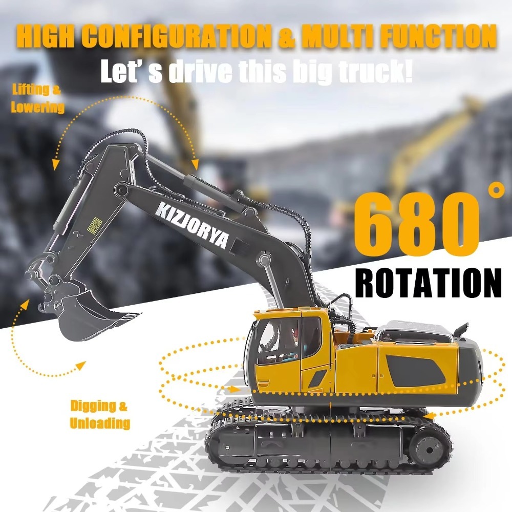 2.4G Remote Control Excavator  - Kids' Toys Channel ulasan dan harga