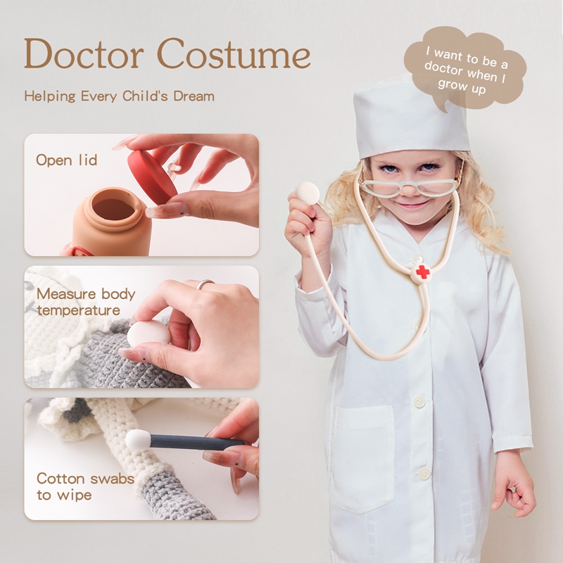 Doctor Toys Pretend Silicone P - Kids Toys Doctor Set ulasan dan harga