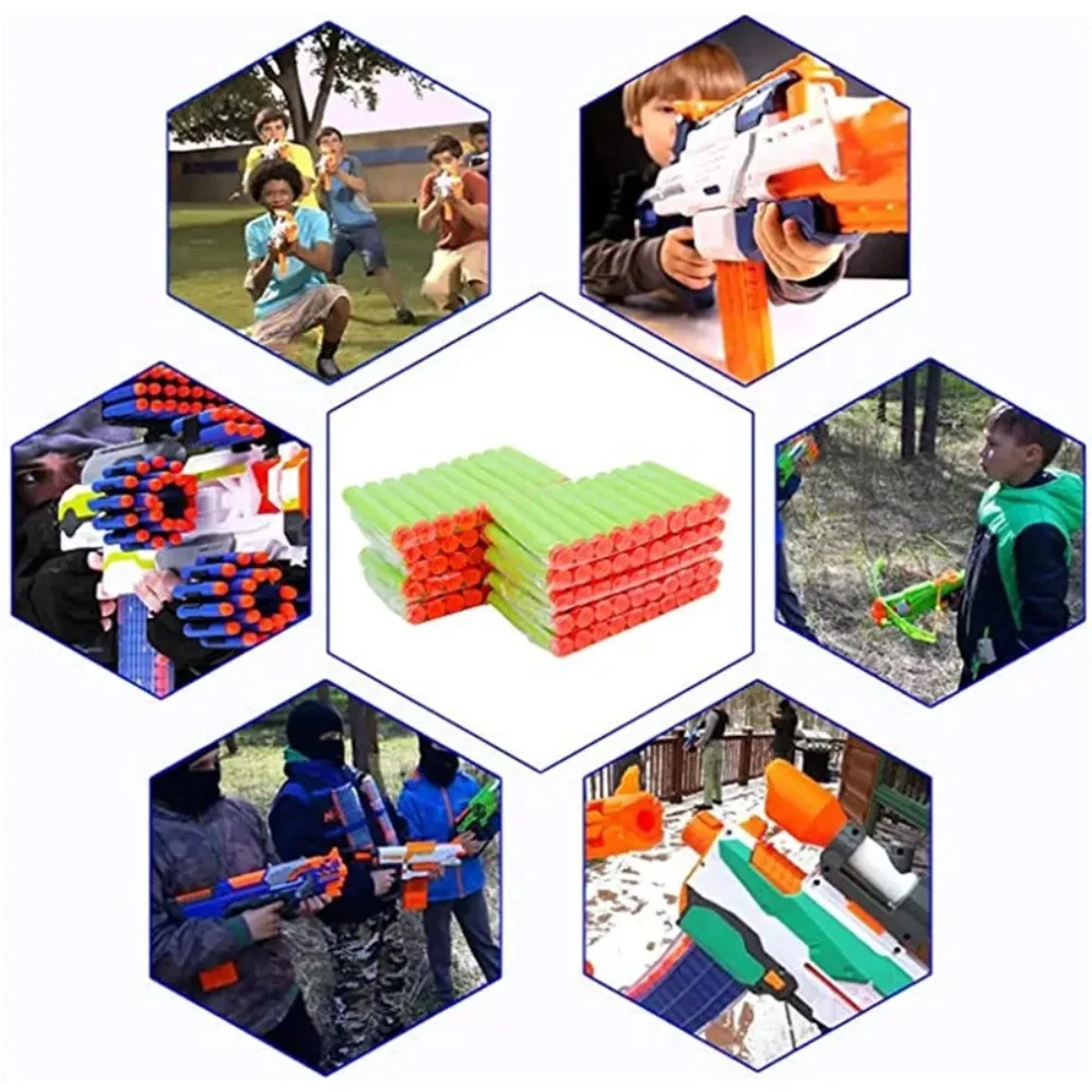 7.2cm 100/1000pcs Darts for Su - Foam Dart Gun ulasan dan harga