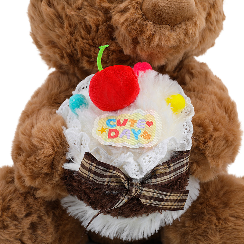 Cute Chef Cake Bear Plush Toy  - Best Kids Toys Xmas ulasan dan harga