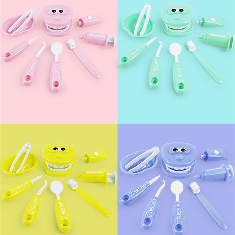 9Pcs Dental Kit Toy Dentistry  - Kids Toys Doctor Set ulasan dan harga