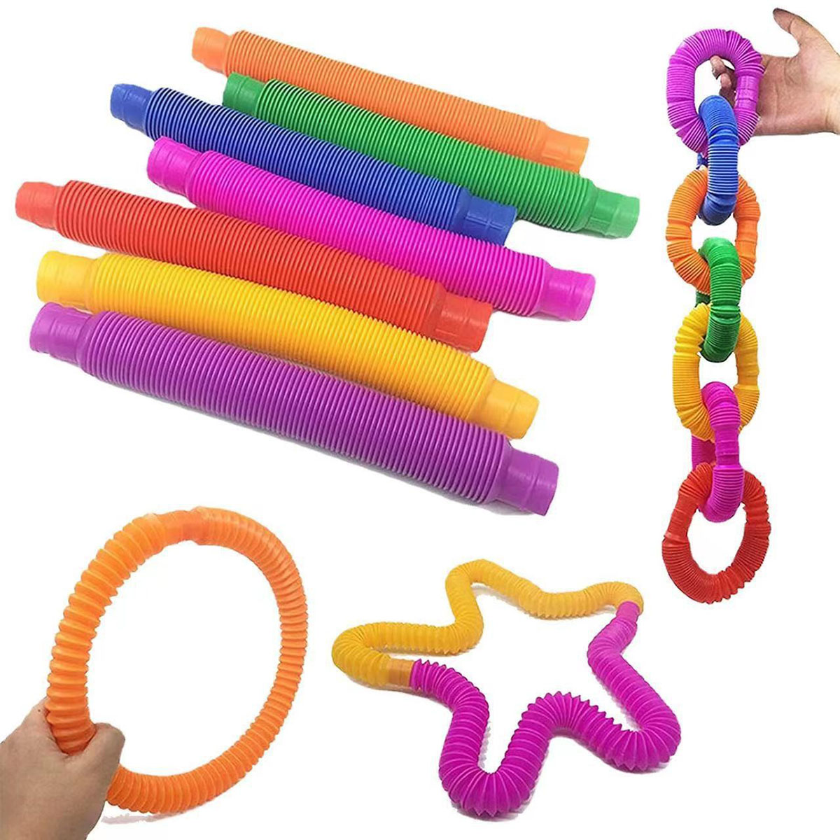 10-30PCS Colorful Telescopic T - Kids Toys Youtube ulasan dan harga