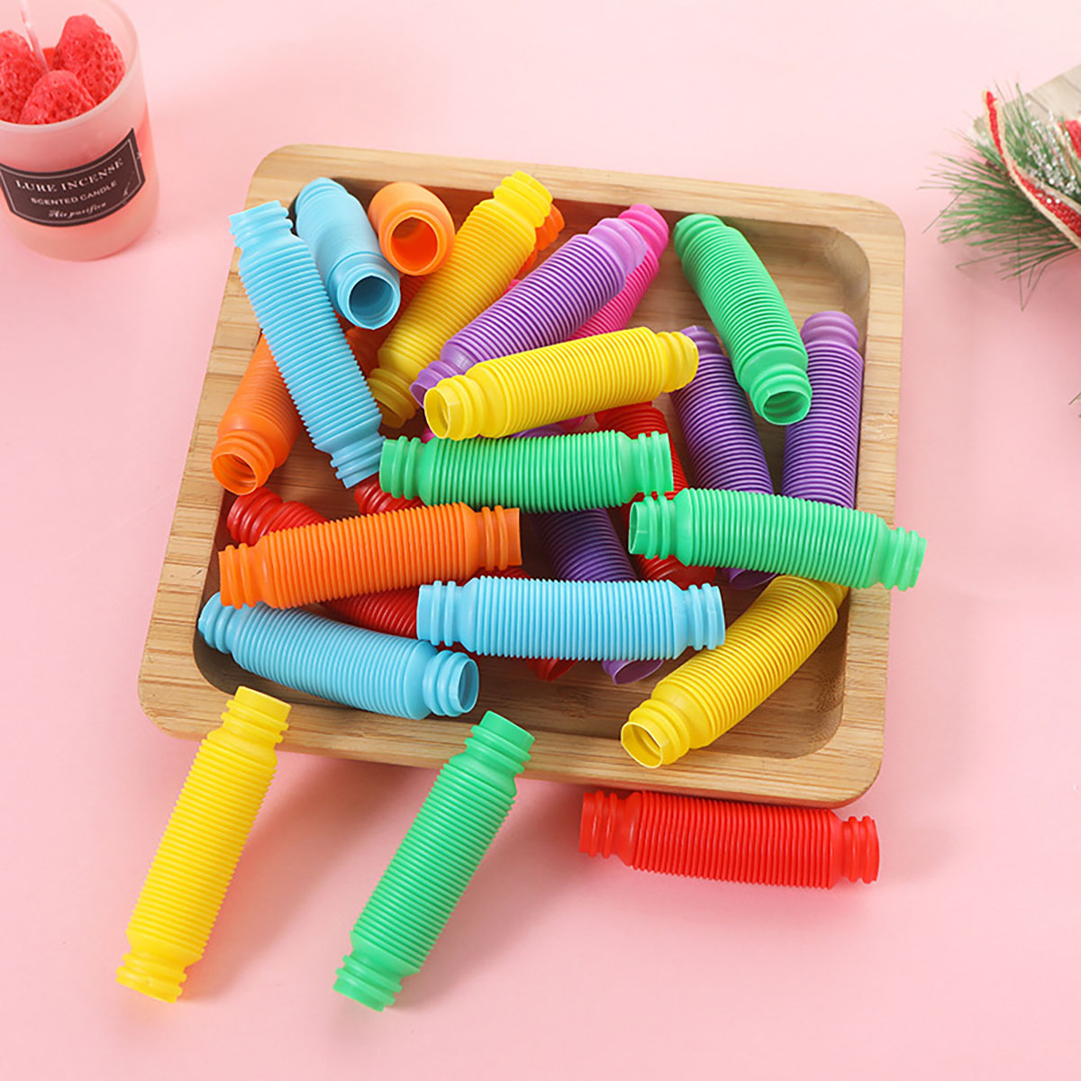 10-30PCS Colorful Telescopic T - Kids Toys Youtube ulasan dan harga