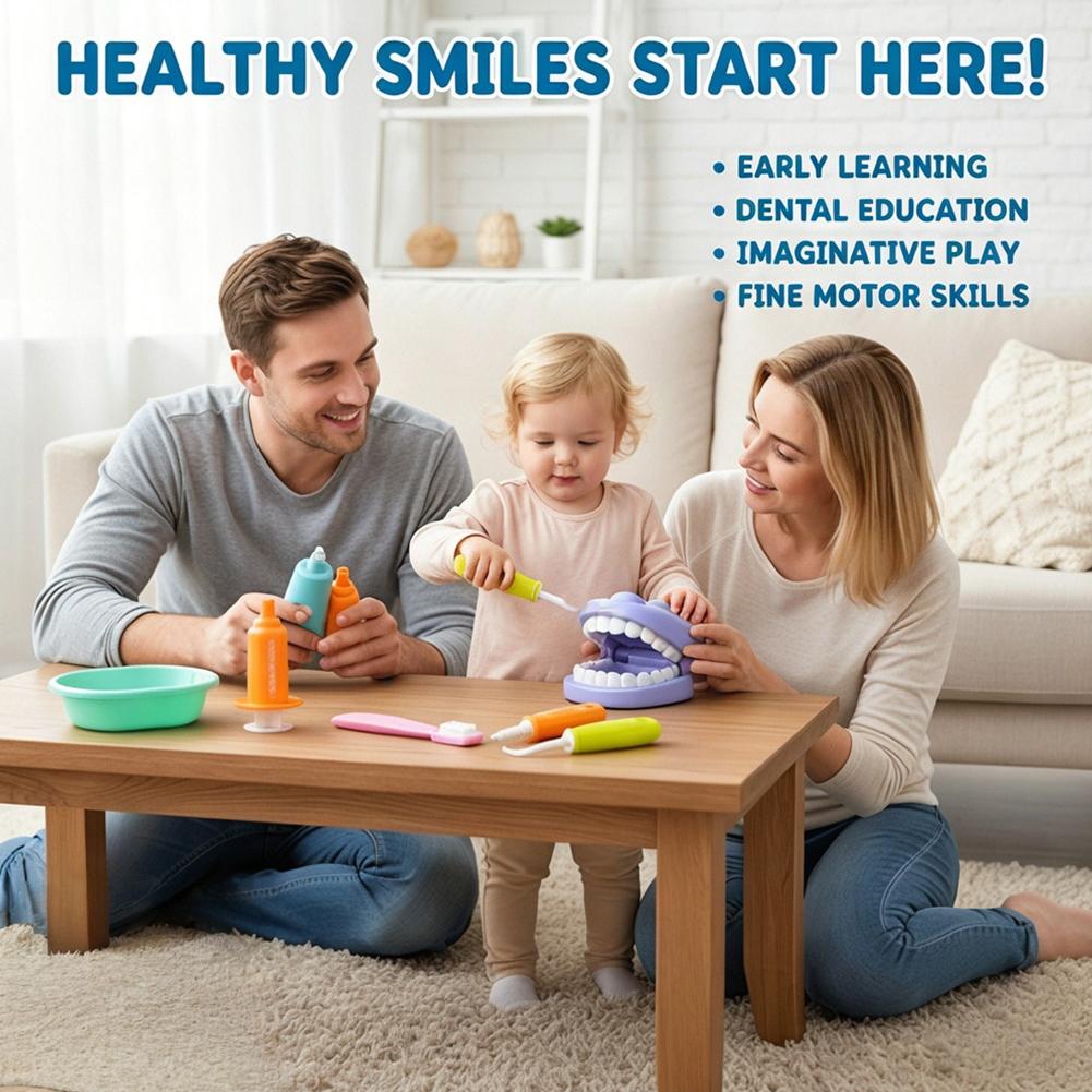 9PCS Simulation Dentist Play S - Kids Toys Doctor Set ulasan dan harga